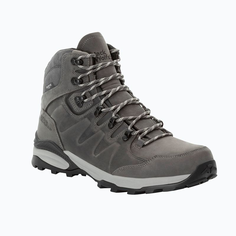 Stivali da trekking Jack Wolfskin da uomo Refugio Prime Texapore Mid grigio ardesia 11