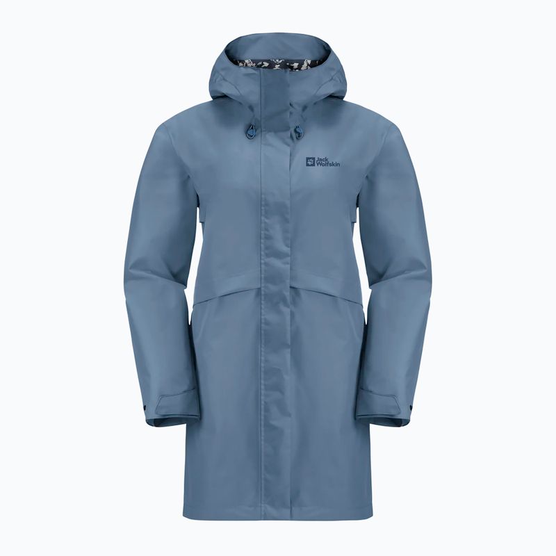 Jack Wolfskin Cape West Raincoat donna blu elementare 7