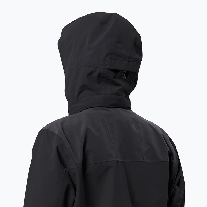Giacca antipioggia Jack Wolfskin Jasper 2L nera da donna 4