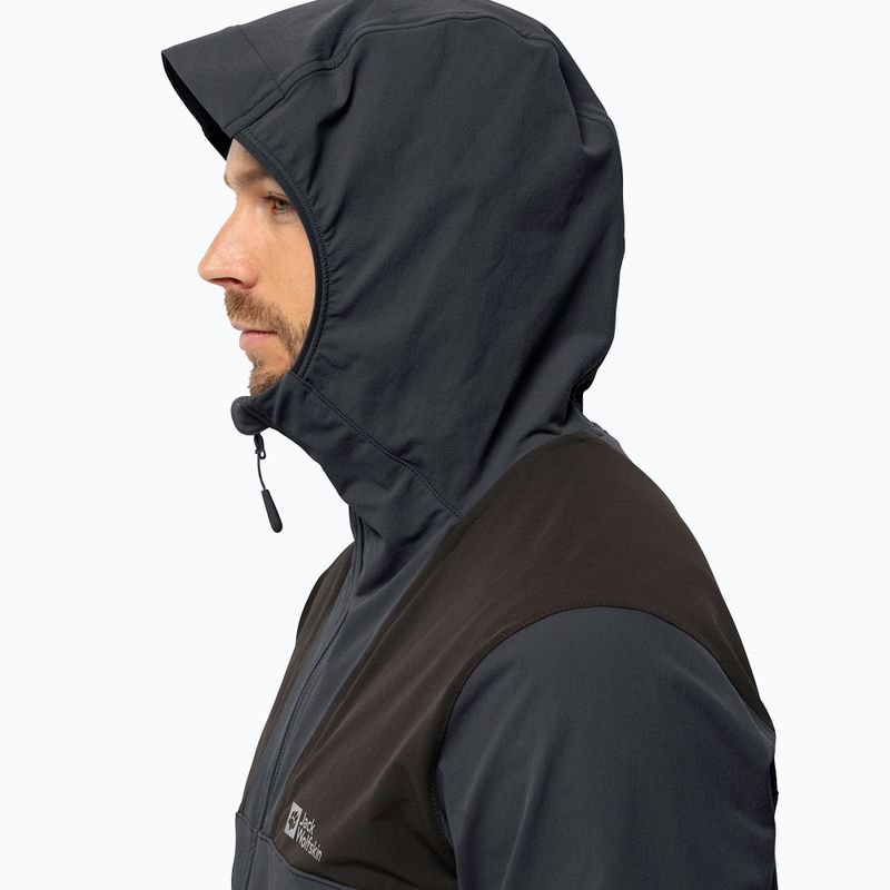 Giacca softshell Jack Wolfskin Andur phantom da uomo 2