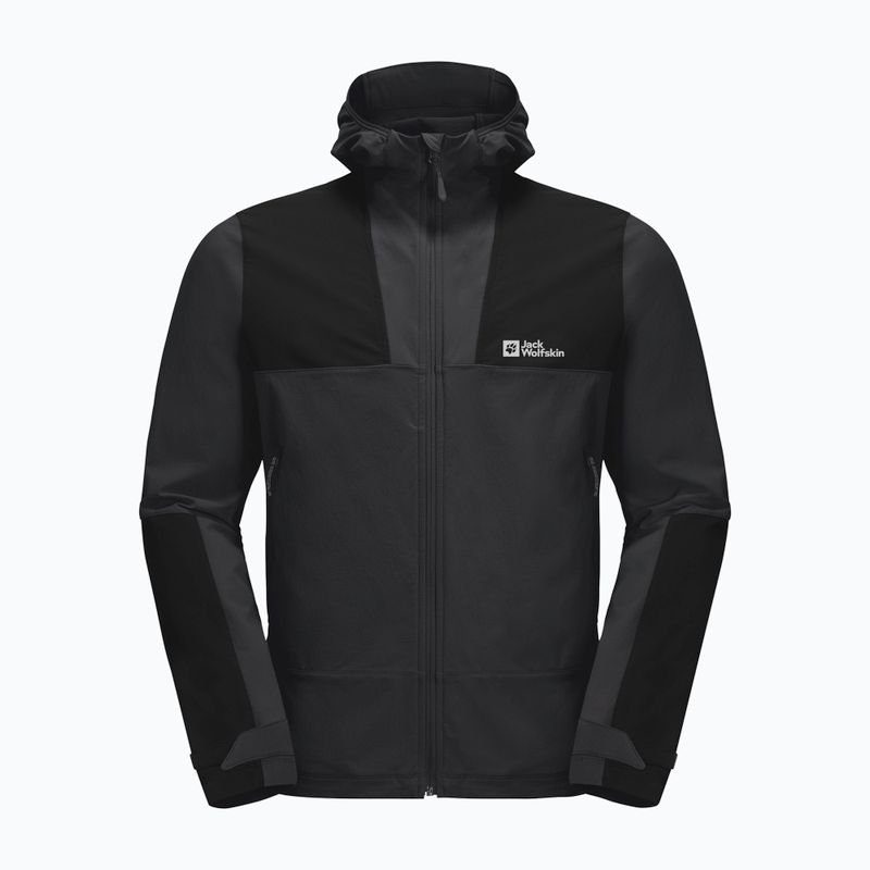 Giacca softshell Jack Wolfskin Andur phantom da uomo 4