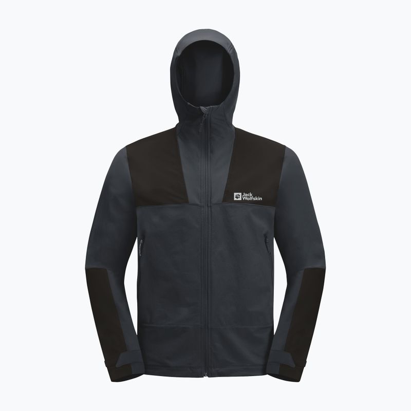 Giacca softshell Jack Wolfskin Andur phantom da uomo 5
