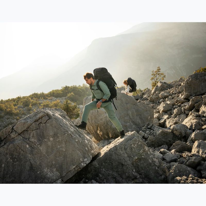 Camicia da trekking Jack Wolfskin Barrier L/S hedge verde uomo 9