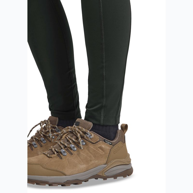 Jack Wolfskin pantaloni da trekking da donna Klintal Tights nero 6