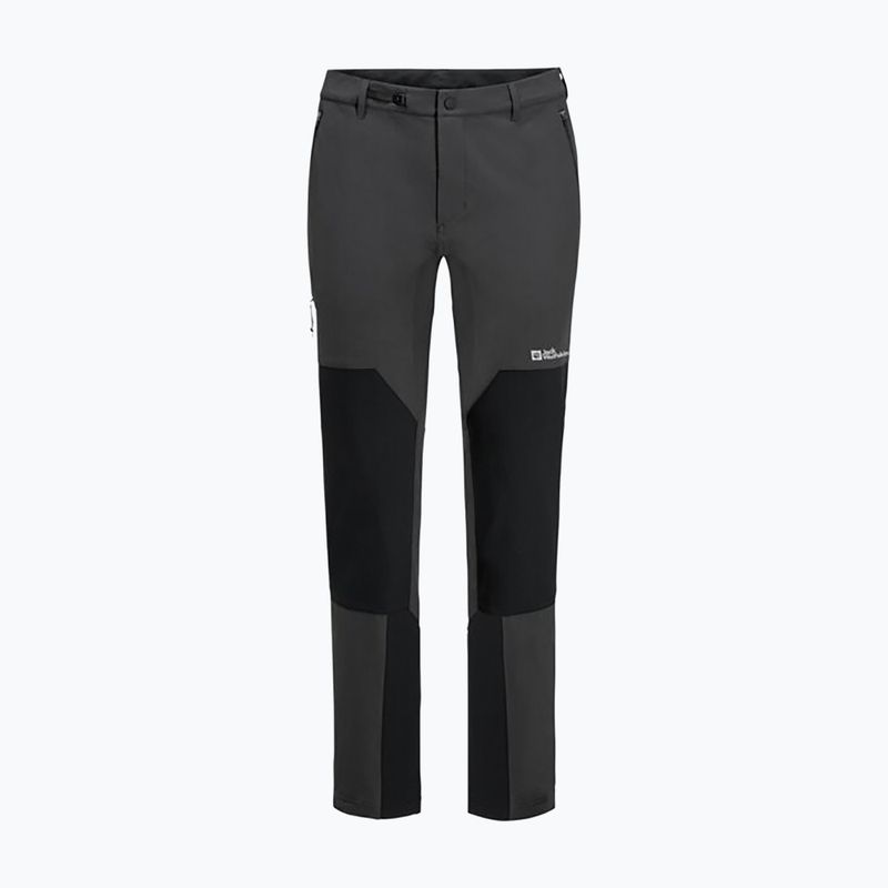 Pantaloni softshell da uomo Jack Wolfskin Andur phantom 6