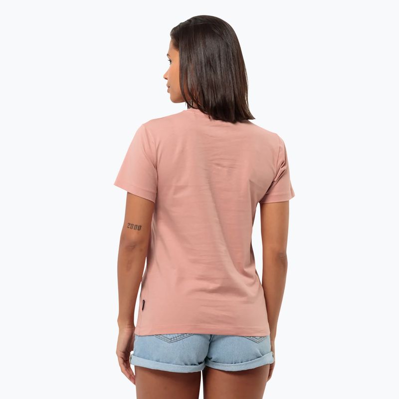 T-shirt Jack Wolfskin da donna Discover Heart rose dawn 2