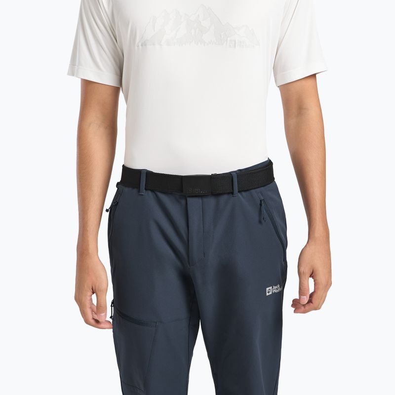 Cintura per pantaloni Jack Wolfskin Nascosto nero 4
