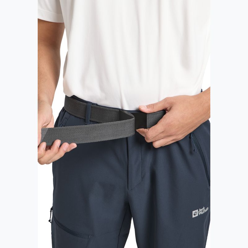 Cintura per pantaloni Jack Wolfskin Hidden grigio scuro 6