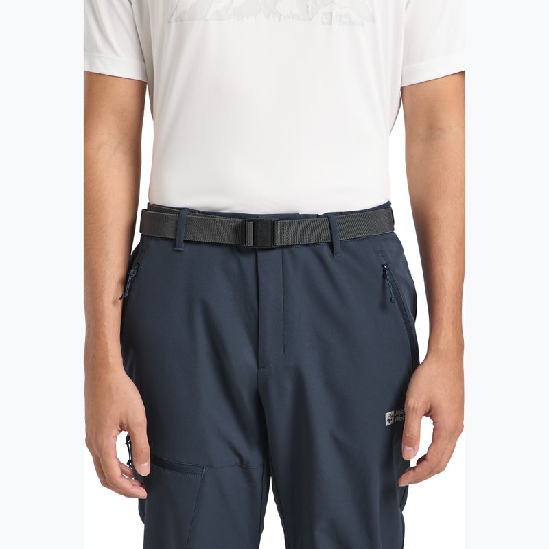 Jack Wolfskin Cintura per pantaloni Magnetic grigio scuro 4