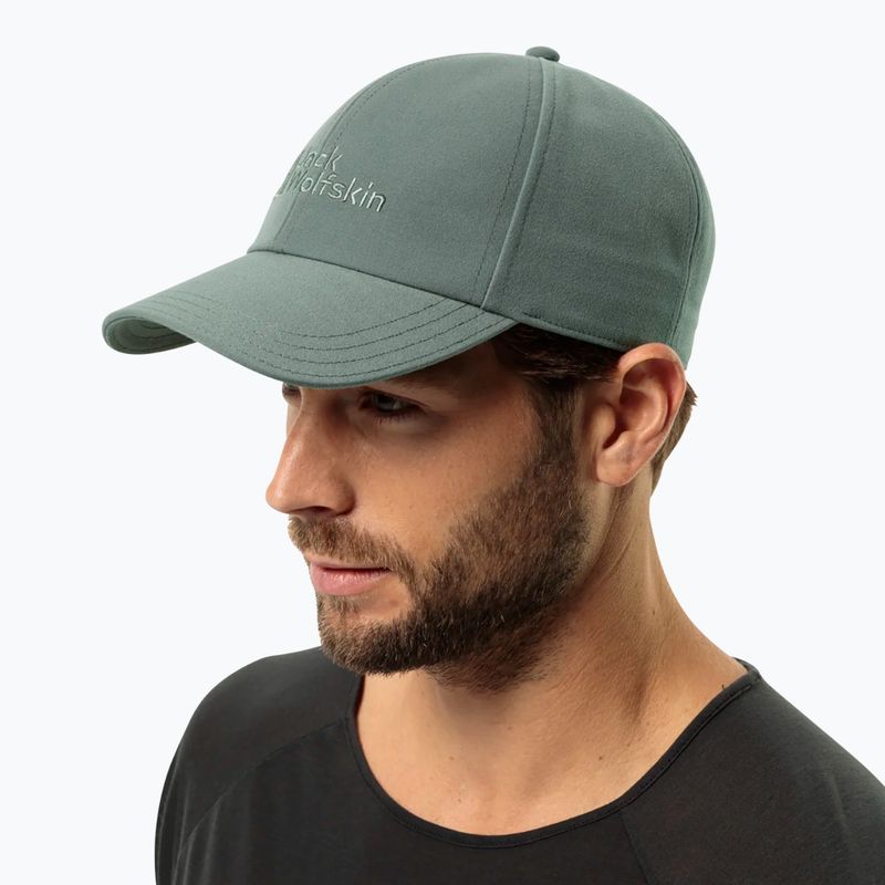 Jack Wolfskin Cappello da baseball verde siepe 2