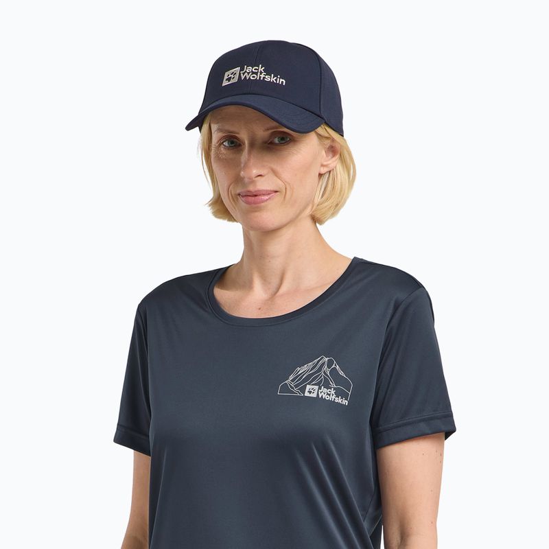 Jack Wolfskin Cappello da baseball nero 5