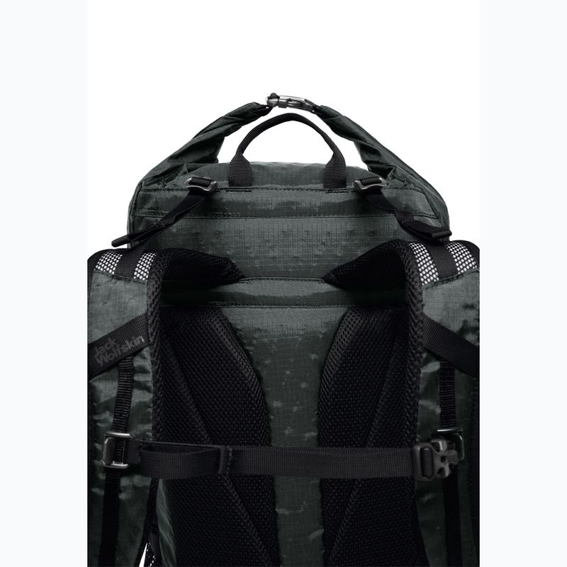 Jack Wolfskin Wandermood Rolltop 30 l zaino da trekking verde ardesia 8