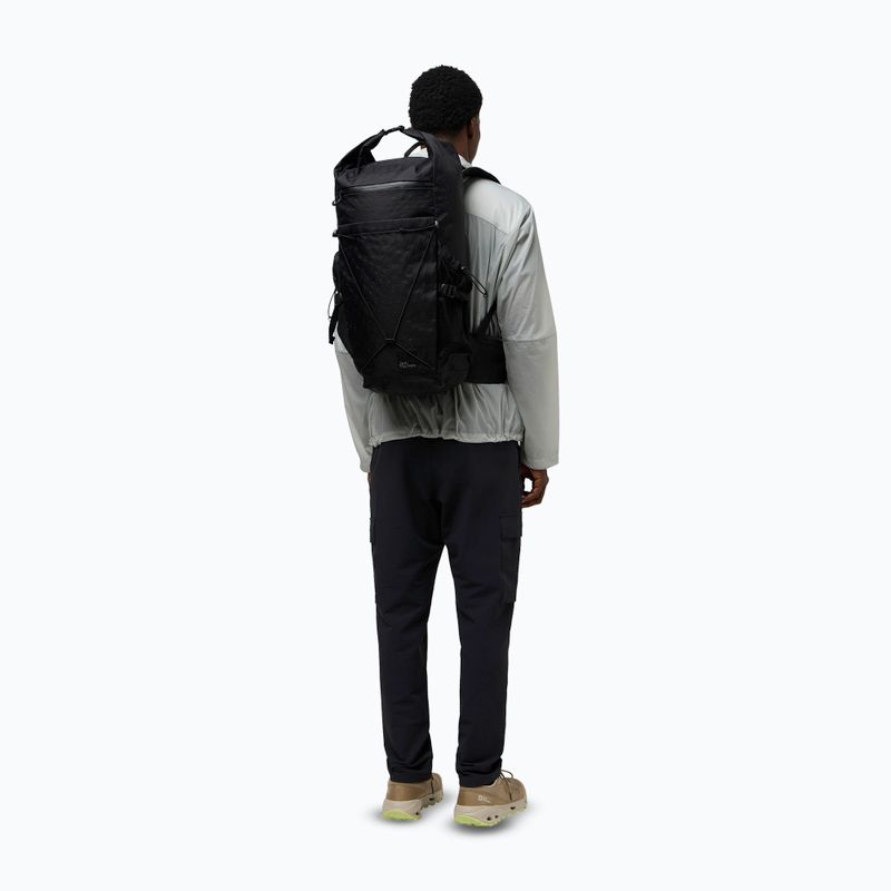 Jack Wolfskin Wandermood Rolltop 30 l zaino da trekking nero granito 14