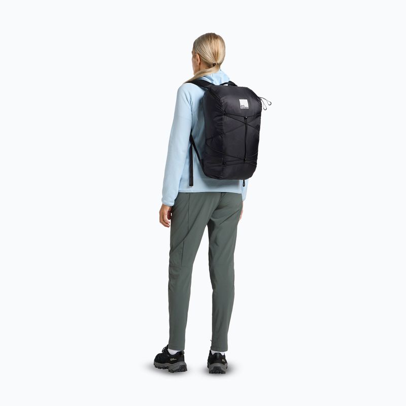 Jack Wolfskin Wandermood Packable 24 l zaino nero granito 10