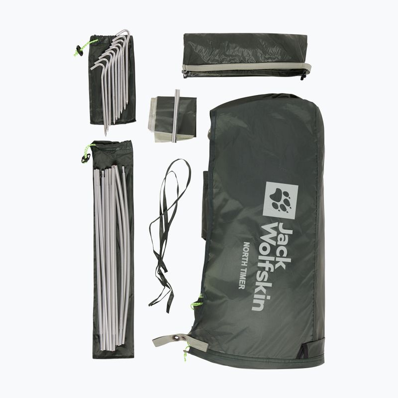Tenda da trekking monoposto Jack Wolfskin North Timer island moss 14