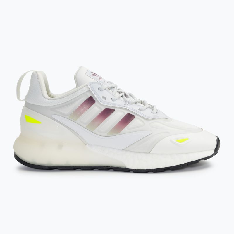 Scarpe adidas ZX 2K Boost 2.0 bambino bianco cristallo/giallo solare/bianco sporco 2