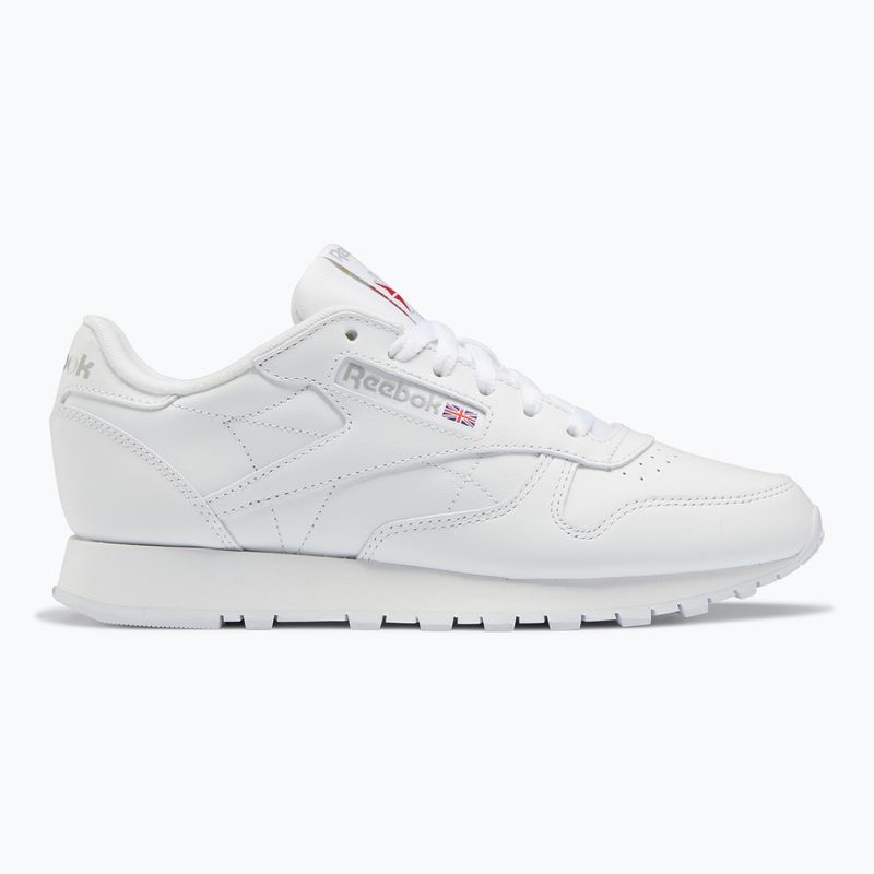 Reebok Classic Leather scarpe da uomo calzature bianco/bianco/calzature grigio puro 3