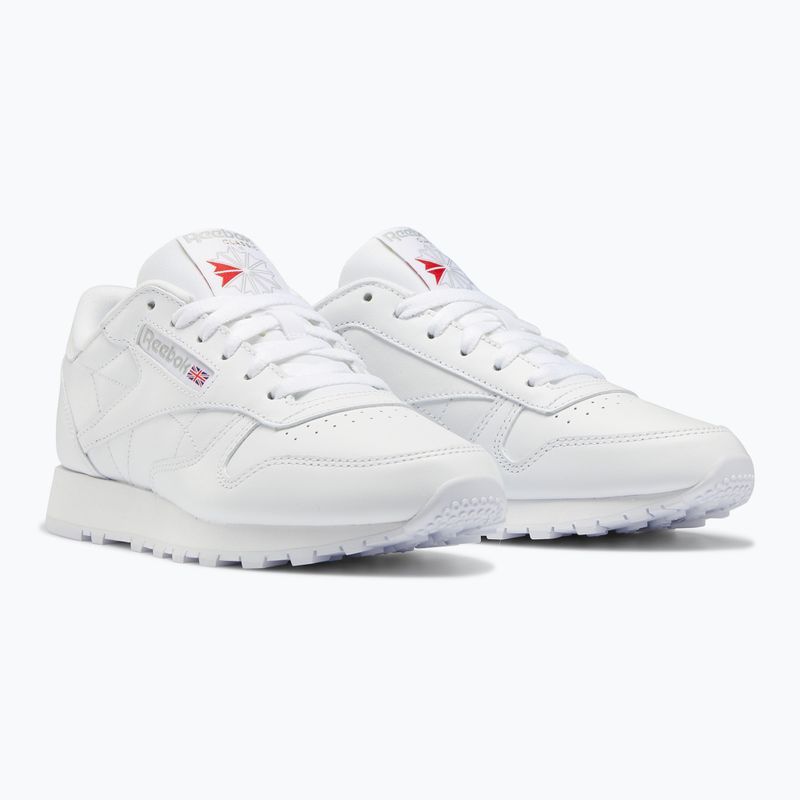 Reebok Classic Leather scarpe da uomo calzature bianco/bianco/calzature grigio puro 3 2