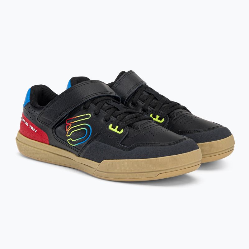 Scarpe da ciclismo MTB da uomo adidas FIVE TEN Hellcat nucleo nero / nucleo nero / rosso 4