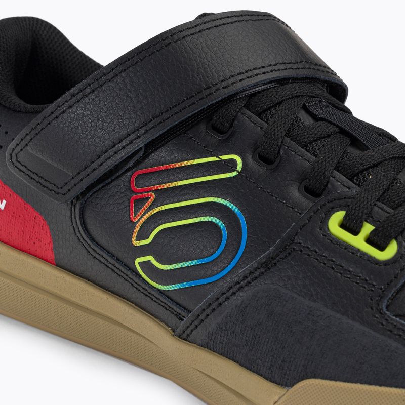 Scarpe da ciclismo MTB da uomo adidas FIVE TEN Hellcat nucleo nero / nucleo nero / rosso 9