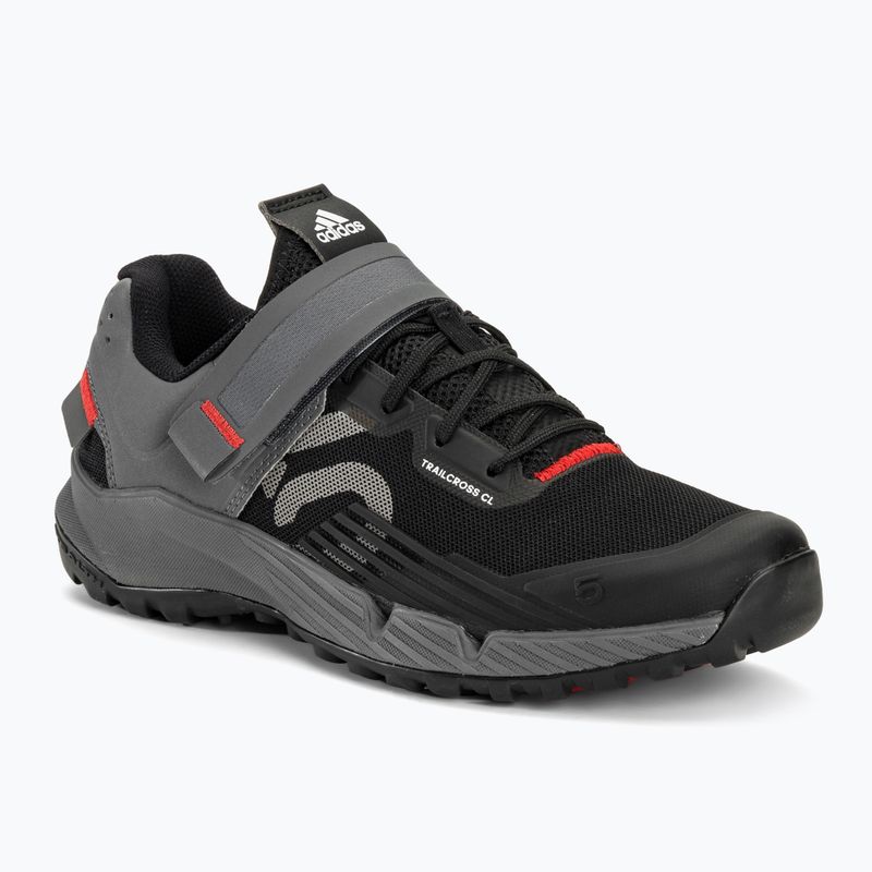 Scarpe da ciclismo MTB da donna adidas FIVE TEN Trailcross Clip In core black/grey three/red