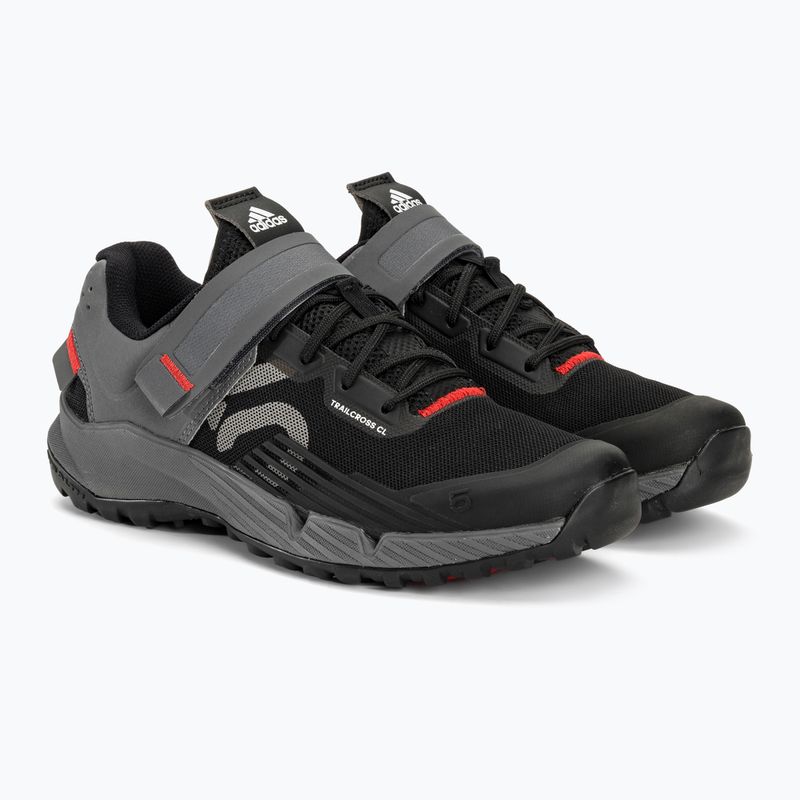 Scarpe da ciclismo MTB da donna adidas FIVE TEN Trailcross Clip In core black/grey three/red 6