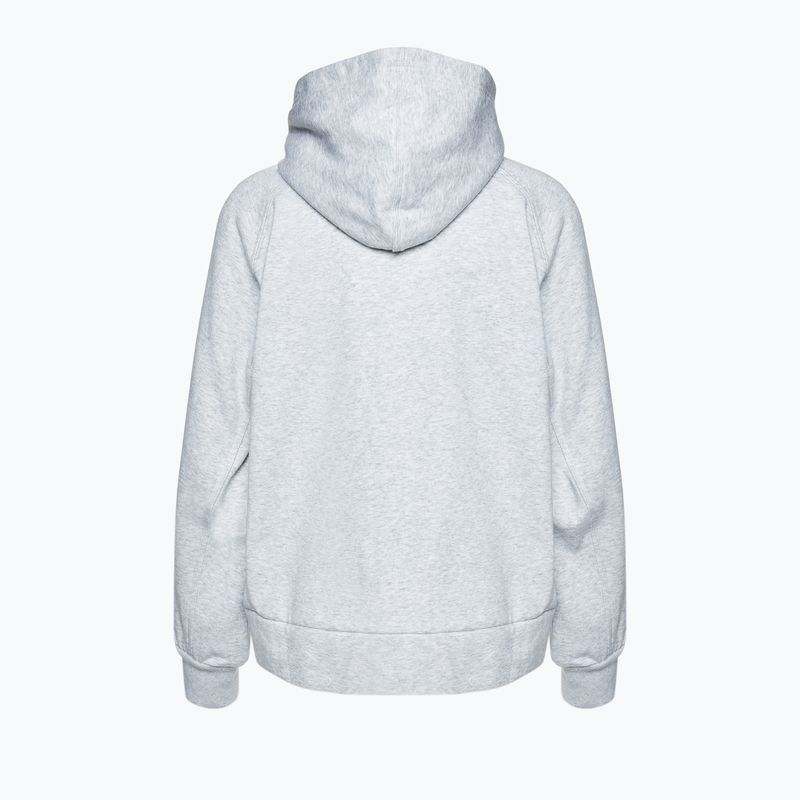 Donna adidas Studio Lounge Fleece Full Zip grigio chiaro 2