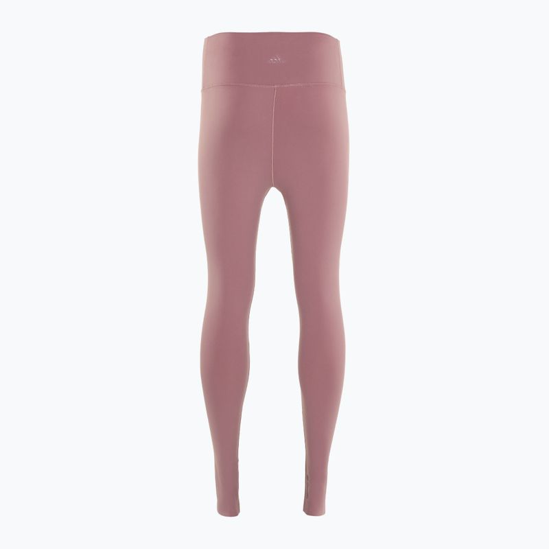 Leggings donna adidas Yoga Luxe Studio 7/8 malva magica 2