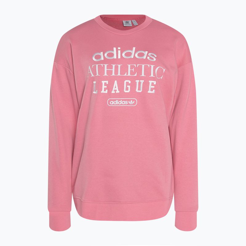 Felpa adidas Retro Luxury Crew da donna in tonalità rosa