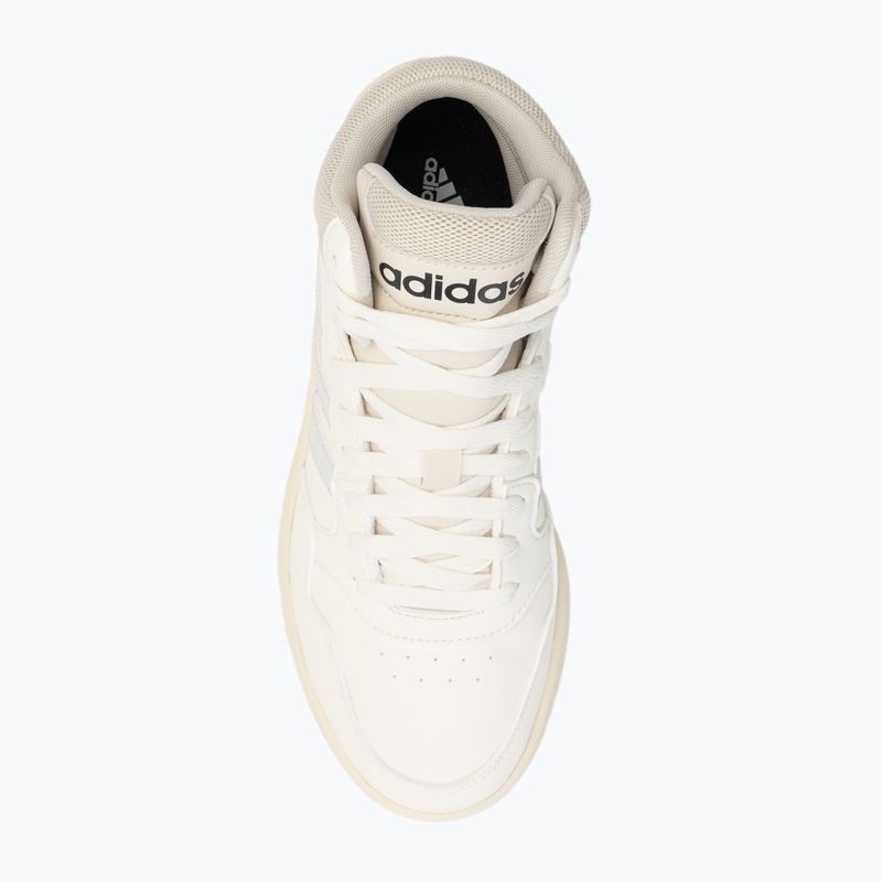 Scarpe da donna adidas Hoops 3.0 Mid clowd bianco/grigio chiaro/alluminio 5