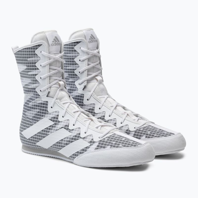 Uomo adidas Box Hog 4 grigio scarpe da boxe GZ6118 4