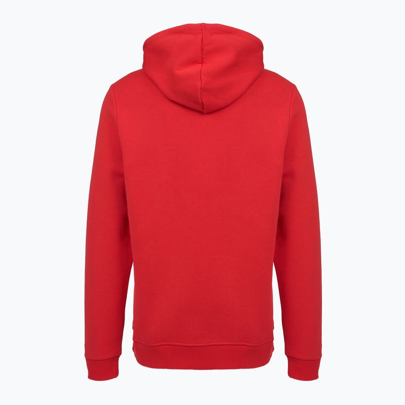 Felpa con cappuccio in pile Reebok Identity Big Logo Uomo vecred/nero 2