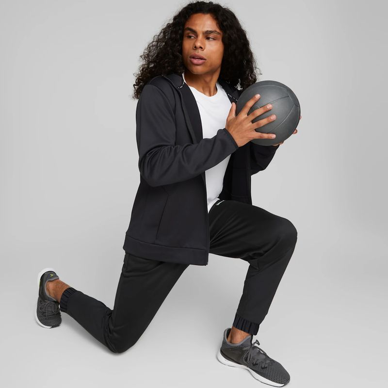 Pantaloni da allenamento da uomo PUMA Train All Day PWR Fleece Jogger puma nero 5