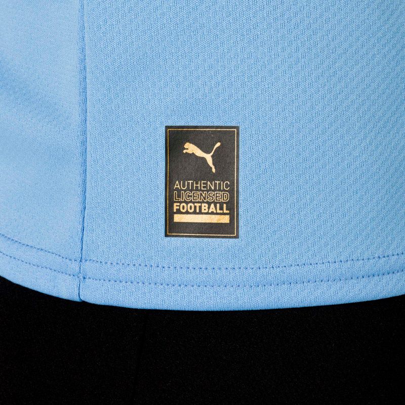 Maglia da calcio uomo PUMA MCFC Home Jersey Replica Team azzurro 8