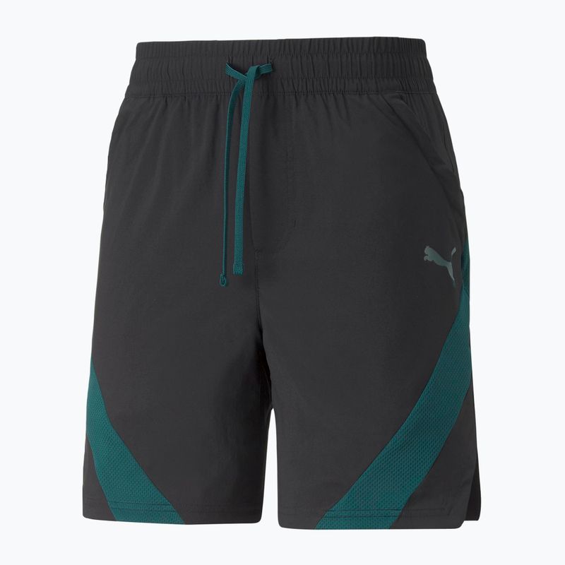 Pantaloncini da allenamento da uomo PUMA Train Fit Woven 7" puma nero/varsity green