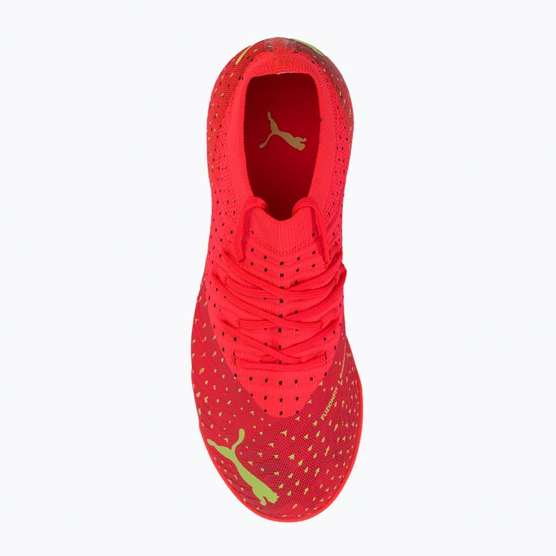 PUMA Future Z 3.4 TT scarpe da calcio per bambini corallo infuocato/luce frizzante/puma nero/salmone 6