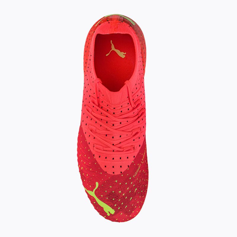 PUMA Future Z 3.4 FG/AG scarpe da calcio da bambino fiery coral/fizzy light/puma nero/salmon 6