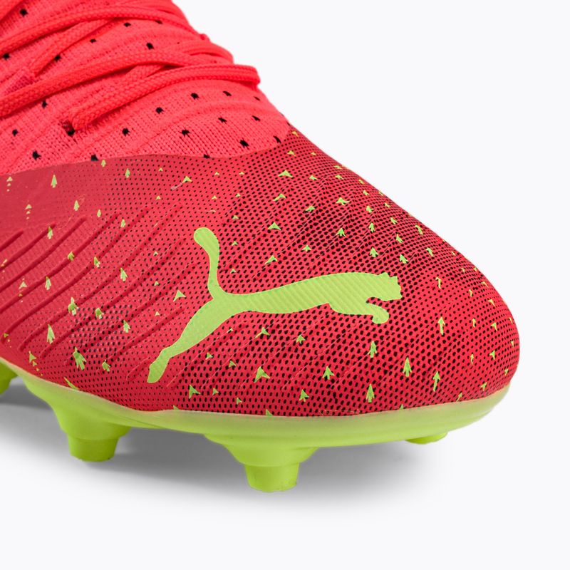 PUMA Future Z 3.4 FG/AG scarpe da calcio da bambino fiery coral/fizzy light/puma nero/salmon 7
