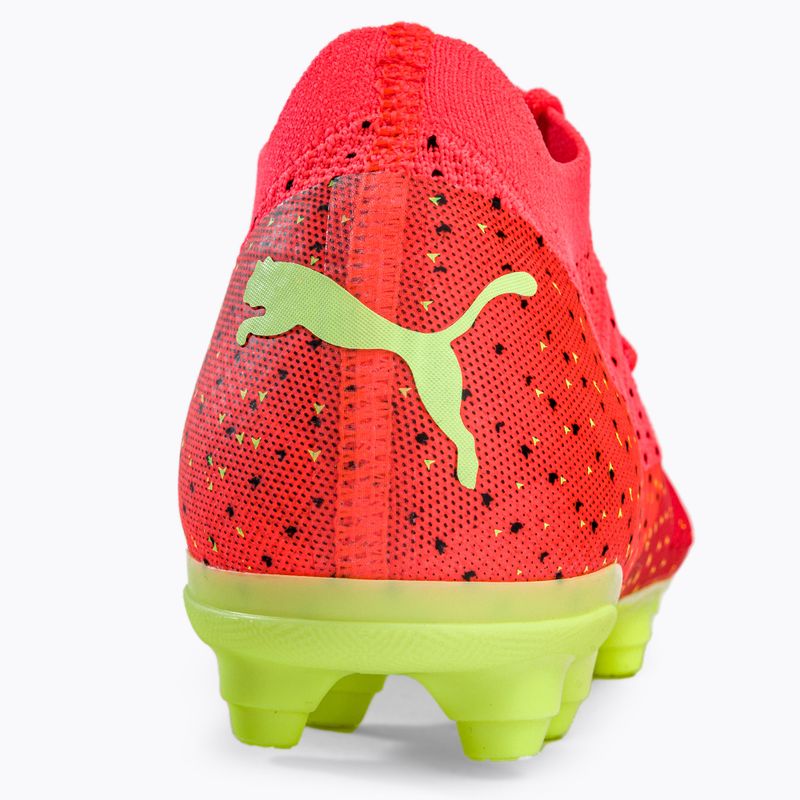 PUMA Future Z 3.4 FG/AG scarpe da calcio da bambino fiery coral/fizzy light/puma nero/salmon 8