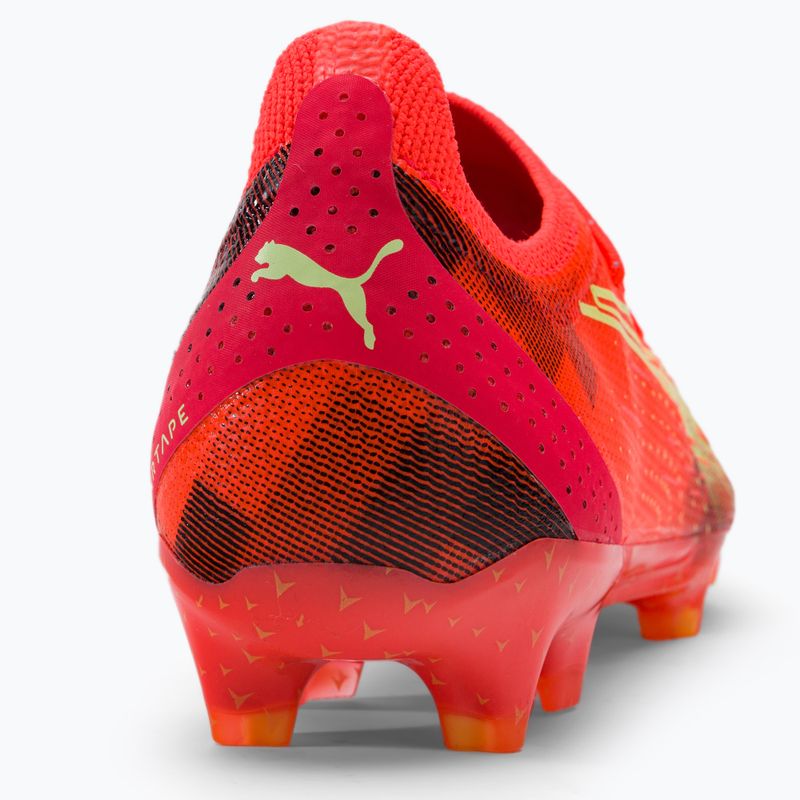 Scarpe da calcio PUMA Ultra Ultimate FG/AG da uomo, corallo infuocato/luce frizzante 8