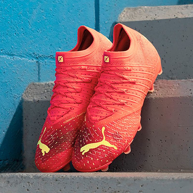 PUMA Future Z 3.4 FG/AG scarpe da calcio uomo fiery coral/fizzy light/puma nero/salmon 9