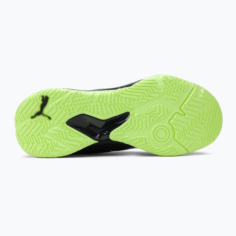 Scarpe da pallamano da uomo PUMA Solarstrike II puma nero/puma bianco/fizzy light 5