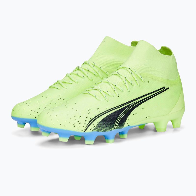 Scarpe da calcio PUMA Ultra Pro FG/AG da uomo, luce frizzante/ notte parigina 12