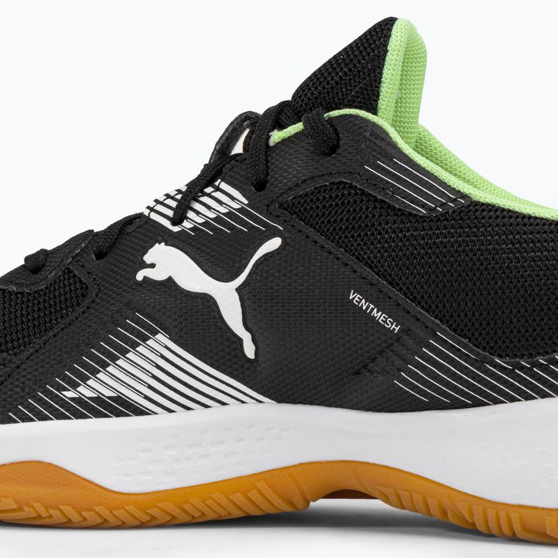 PUMA Solarflash Jr II scarpe da pallamano per bambini puma nero/puma bianco/fizzy light/gum 11