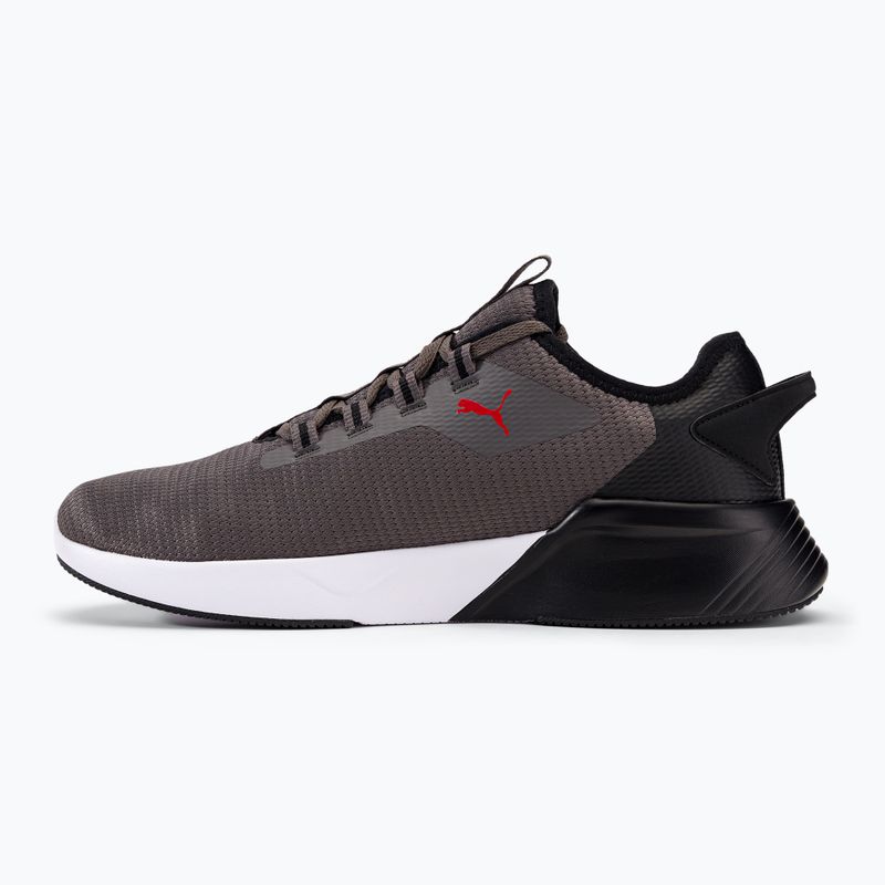 Scarpe da corsa da uomo PUMA Retaliate 2 castlerock/nero/rosso ad alto rischio 3