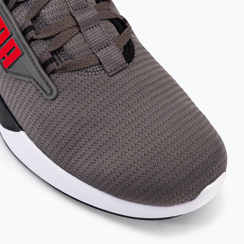 Scarpe da corsa da uomo PUMA Retaliate 2 castlerock/nero/rosso ad alto rischio 9