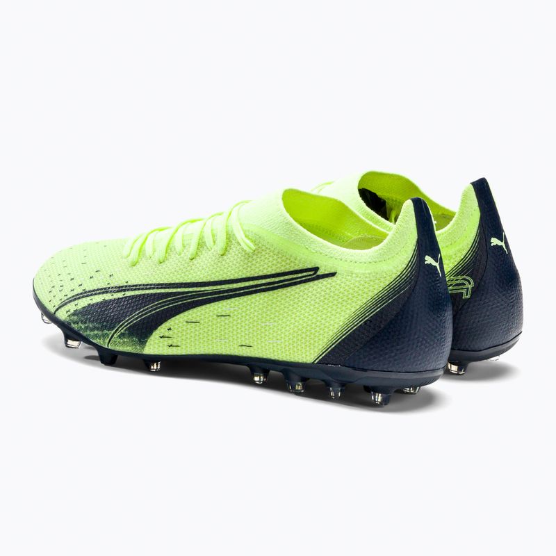 Scarpe da calcio PUMA Ultra Match MG da uomo, luce frizzante/parigina/blu 3