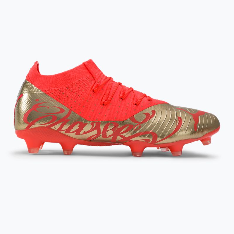 Scarpe da calcio da uomo PUMA Future Z 3.4 Neymar Jr. FG/AG corallo infuocato/oro 2