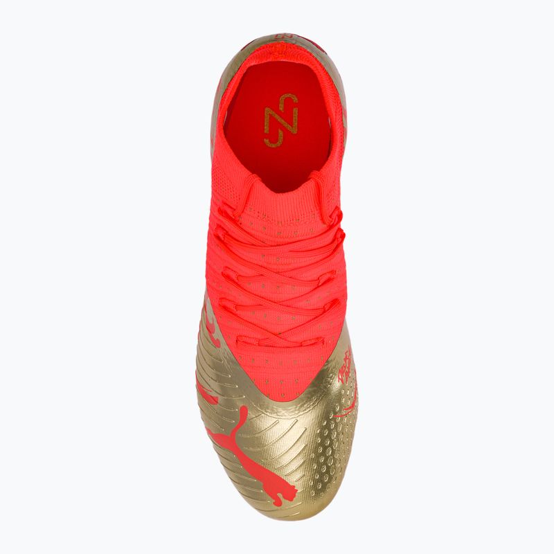 Scarpe da calcio da uomo PUMA Future Z 3.4 Neymar Jr. FG/AG corallo infuocato/oro 6