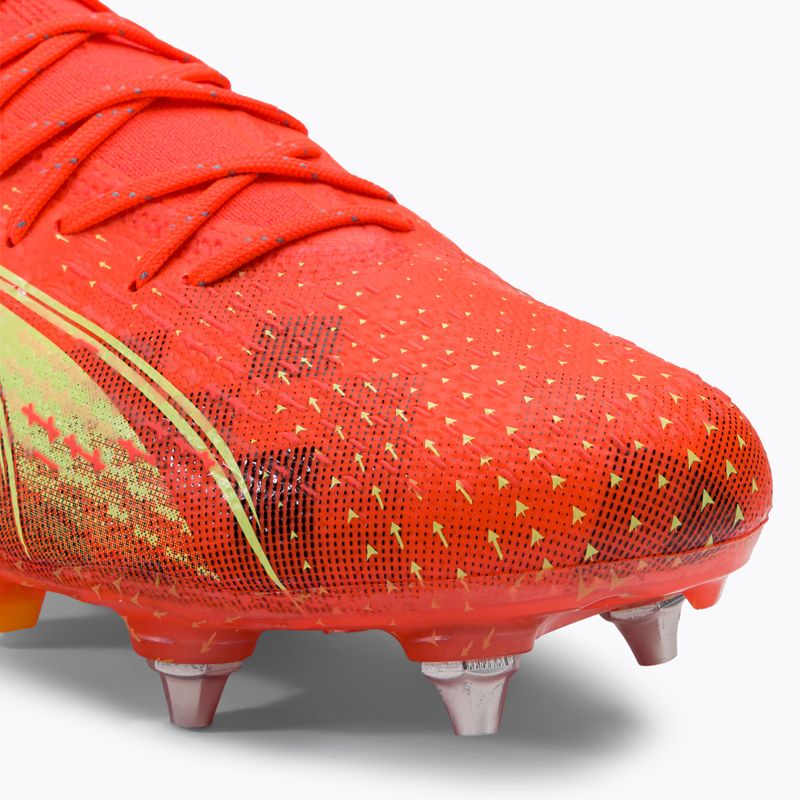 PUMA Ultra Ultimate MXSG scarpe da calcio uomo corallo infuocato/luce frizzante/puma nero 7